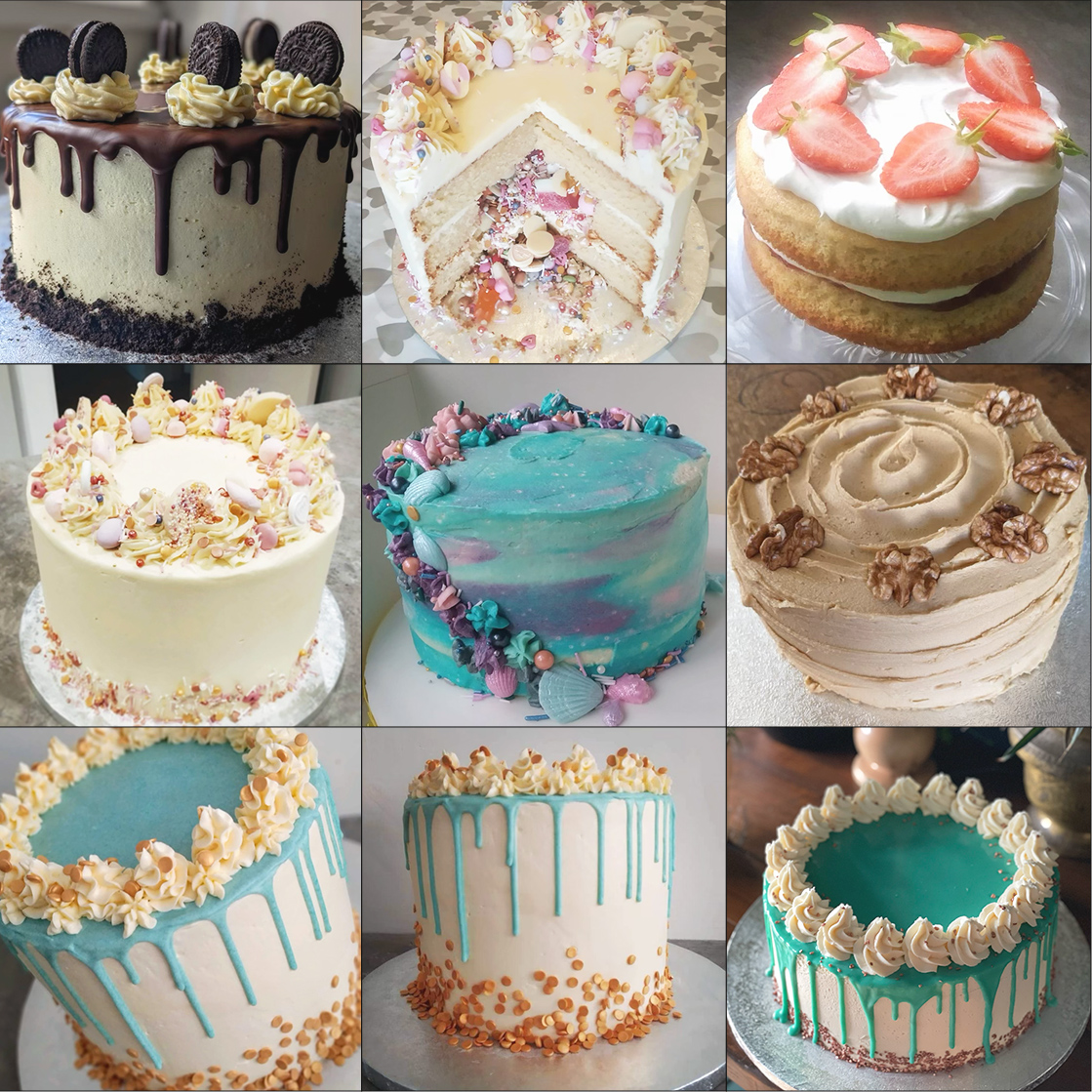 Handmade and custom gluten free cakes made to order by Against the Grain - in Cardiff.